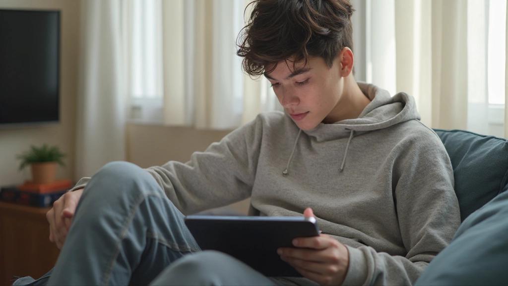 Образовательное приложение на мобильном устройстве